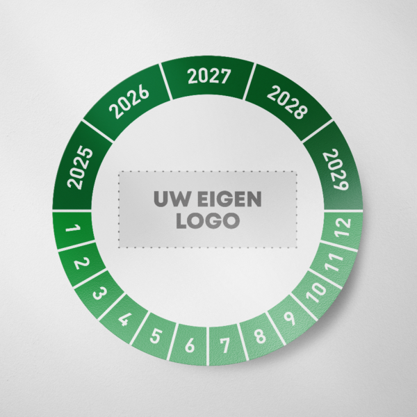 Blanco - Logo- Keuringssticker- 2025 - Groen