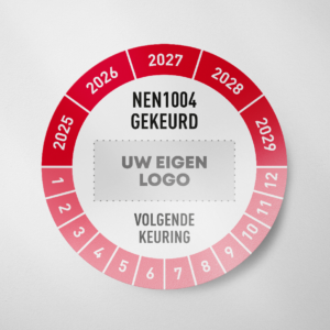 NEN1004- Keuringssticker - Logo- 2025 - Rood