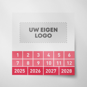 Keuringssticker- blanco - 2025 - Rood