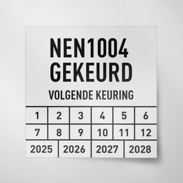 Keuringssticker NEN1004