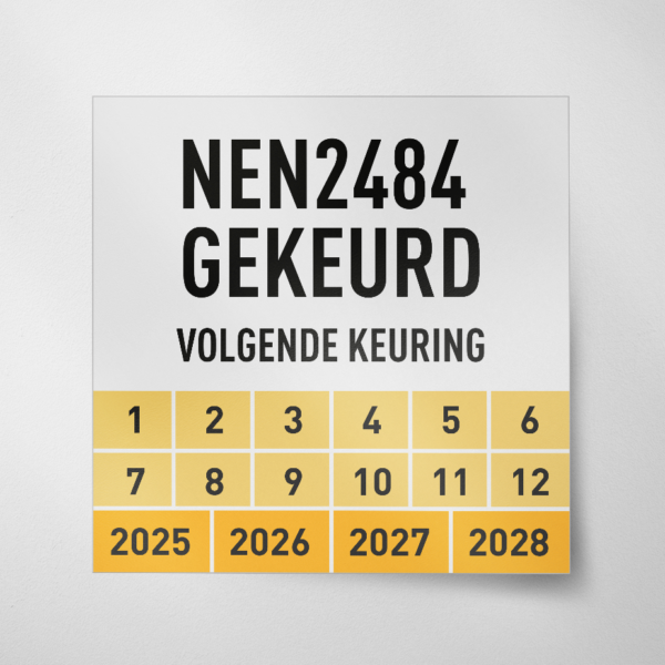 Keuringssticker NEN2484